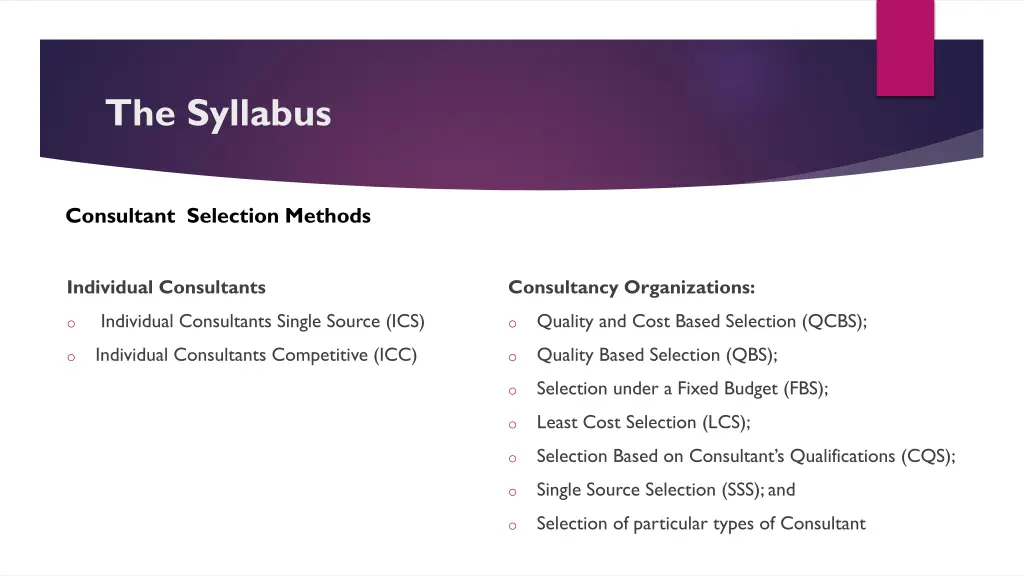the syllabus 25