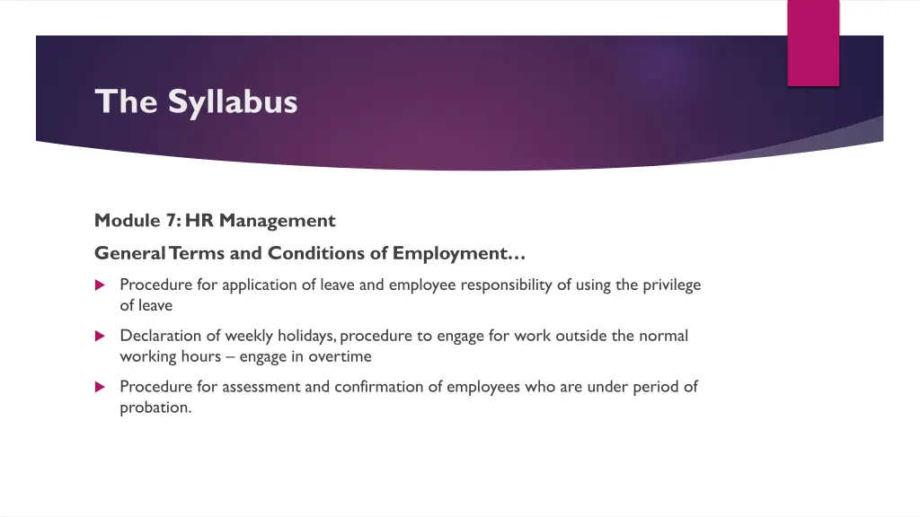 the syllabus 32