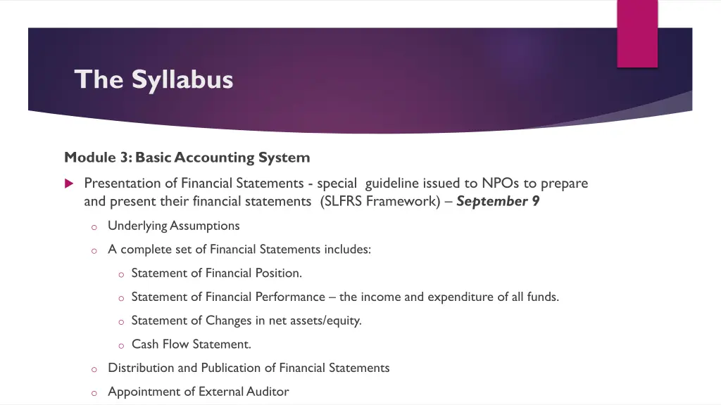 the syllabus 9
