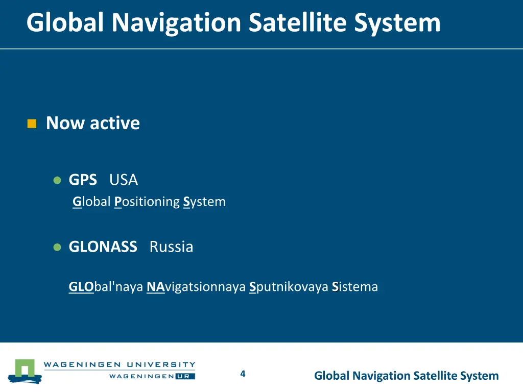 global navigation satellite system 3