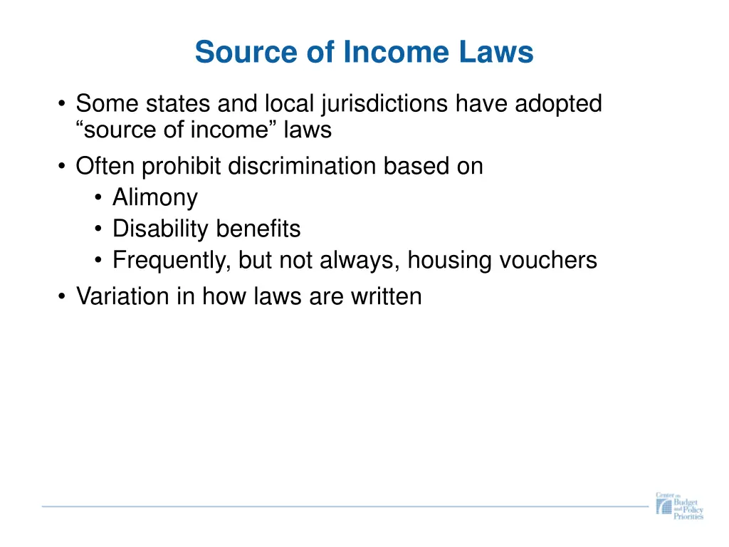 source of income laws