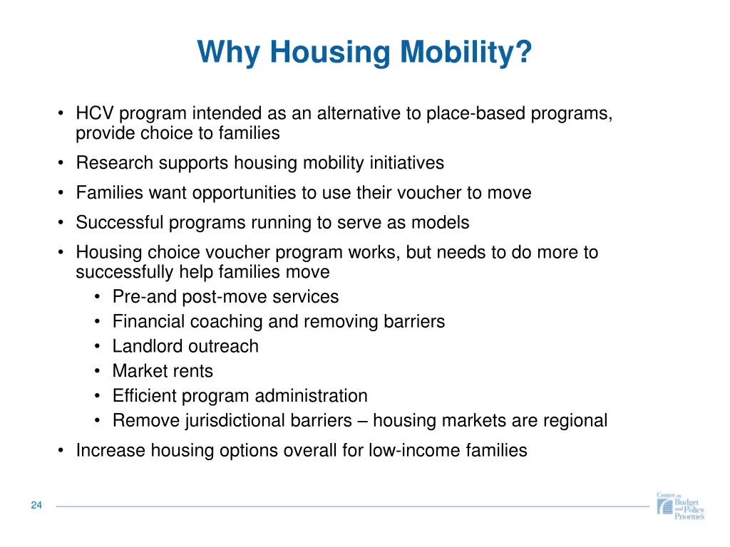 why housing mobility