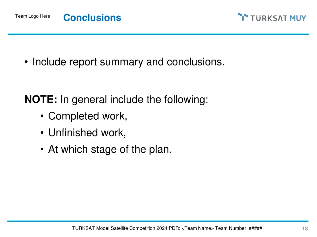 conclusions