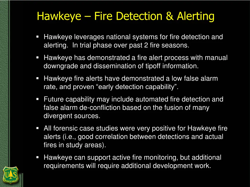 hawkeye fire detection alerting