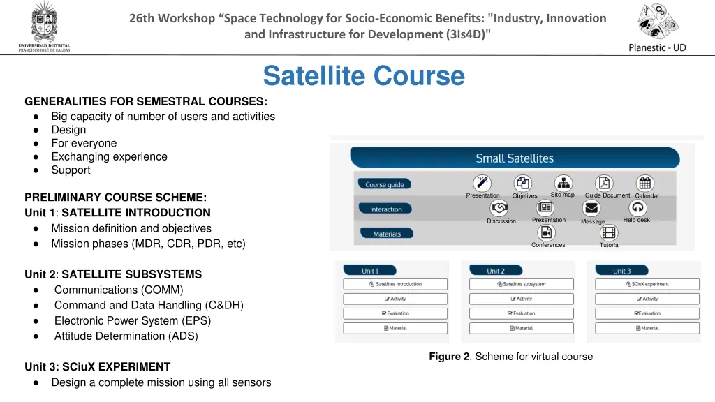 26th workshop space technology for socio economic 9