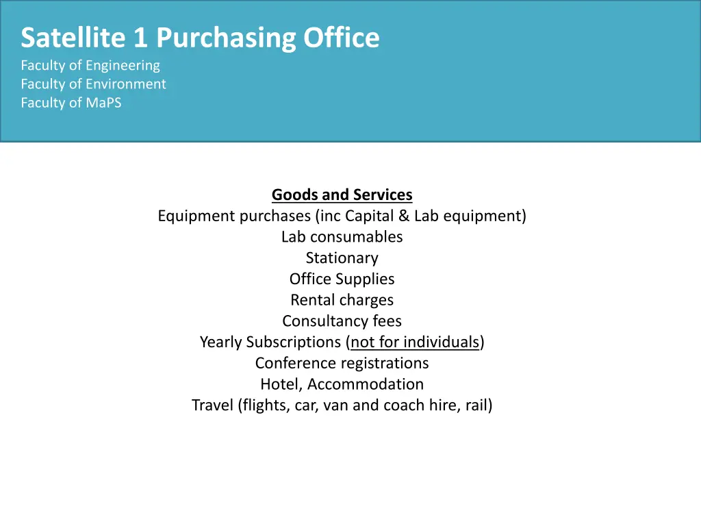 satellite 1 purchasing office faculty 5