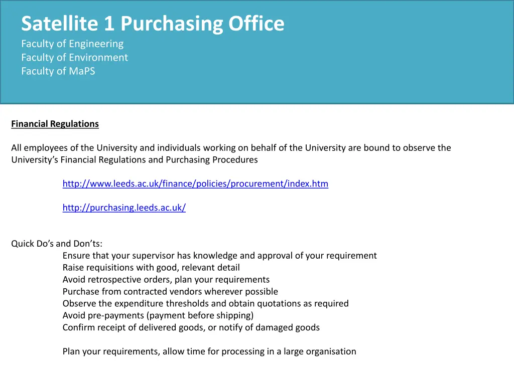 satellite 1 purchasing office faculty 6
