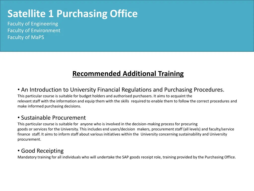 satellite 1 purchasing office faculty 8