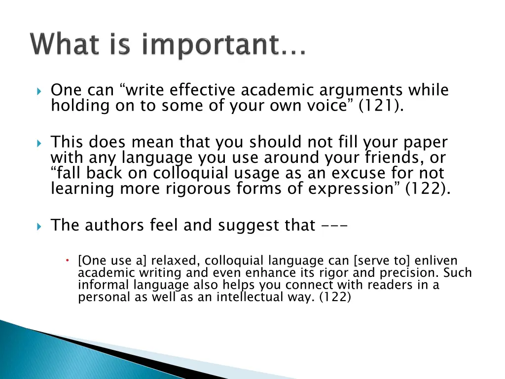one can write effective academic arguments while