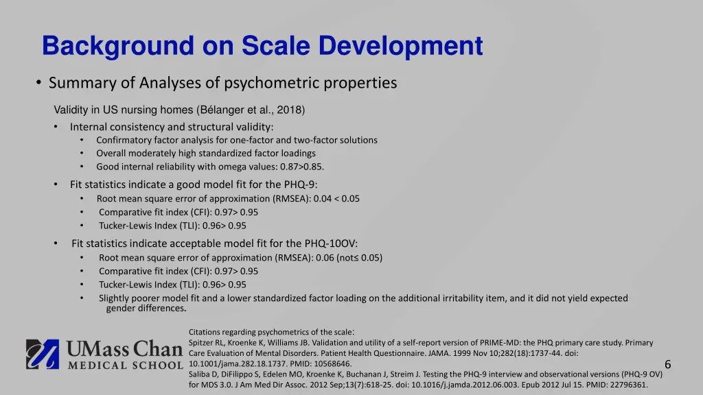 background on scale development 3