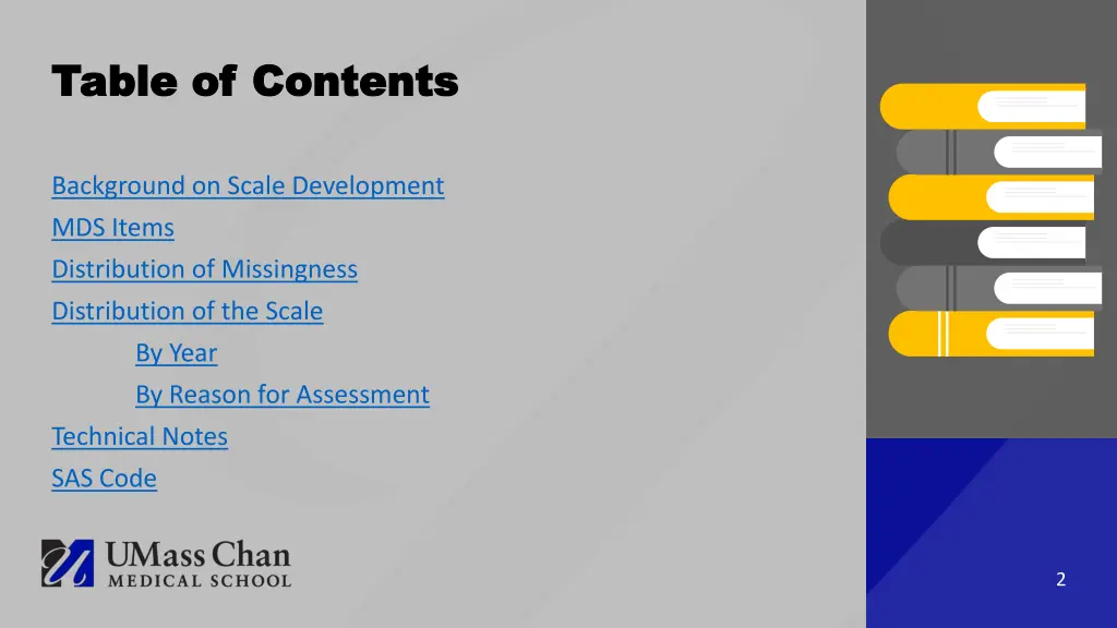 table of contents table of contents
