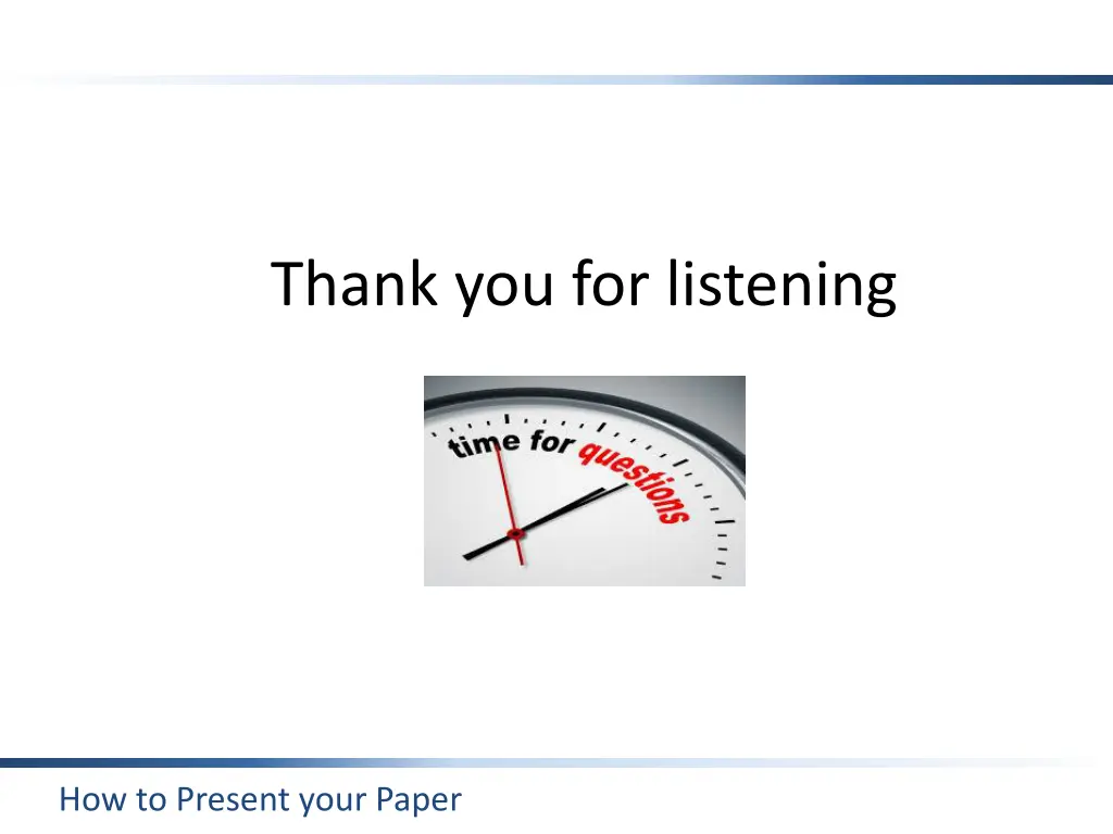 thank you for listening