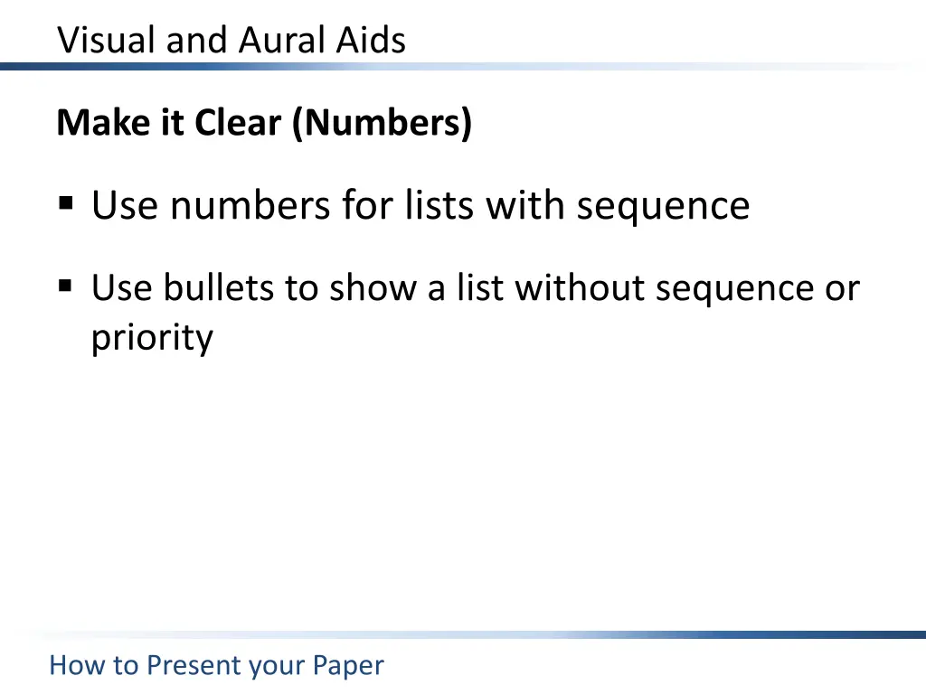 visual and aural aids 14