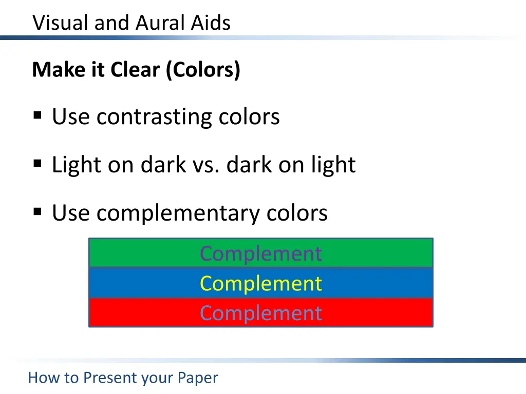 visual and aural aids 15