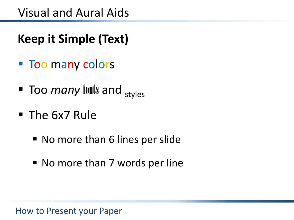 visual and aural aids 3