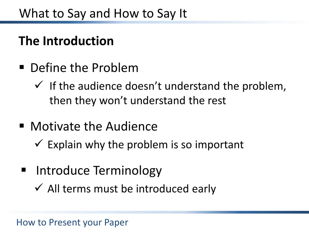 what to say and how to say it 1