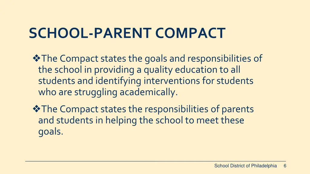 school parent compact