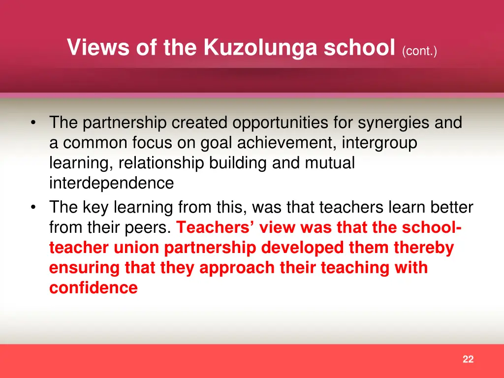 views of the kuzolunga school cont