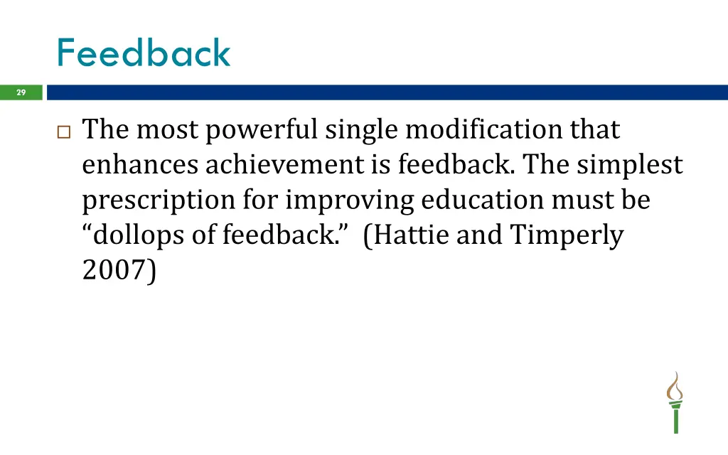 feedback