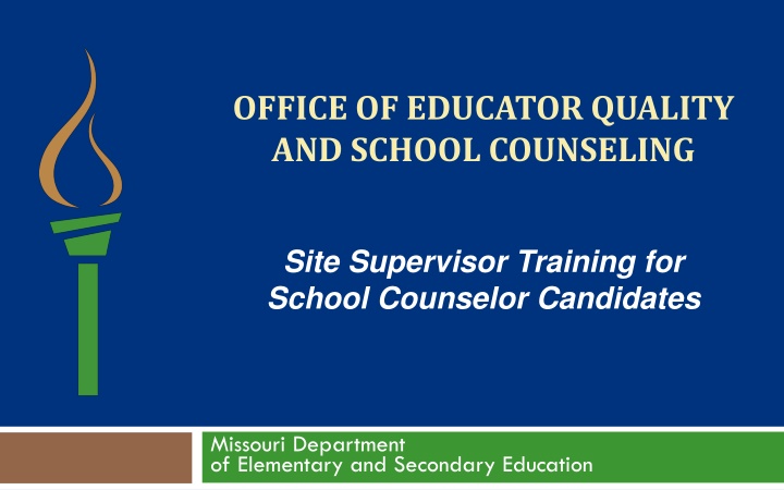 office of educator quality and school counseling