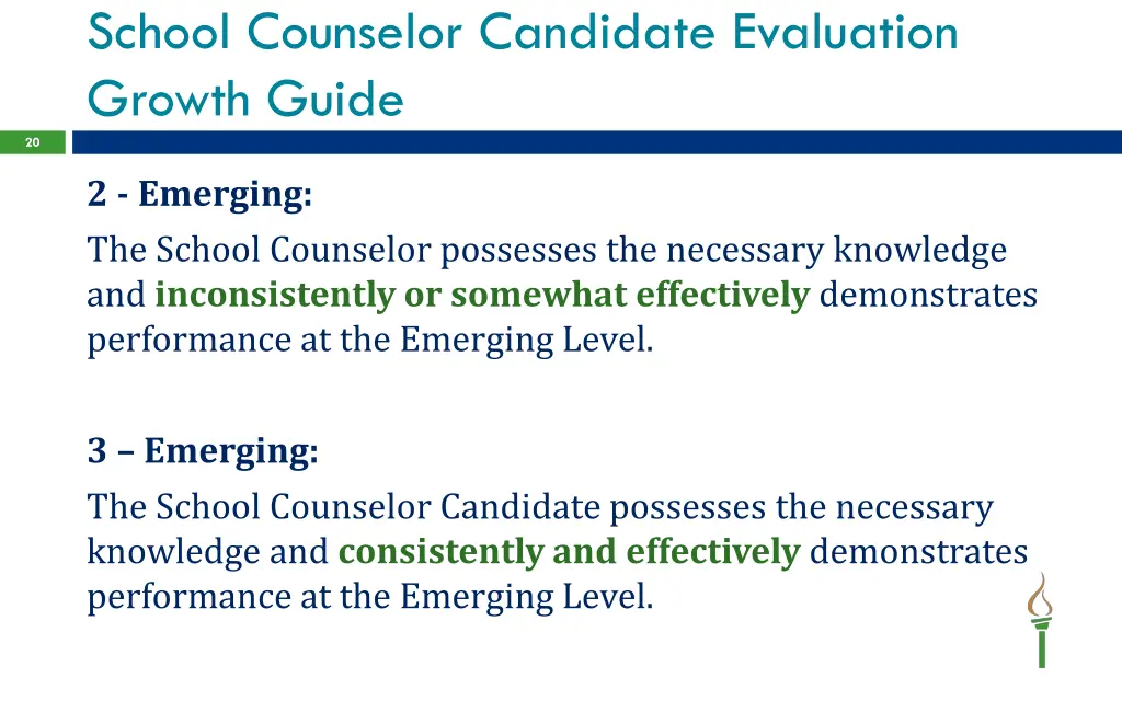 school counselor candidate evaluation growth guide 5