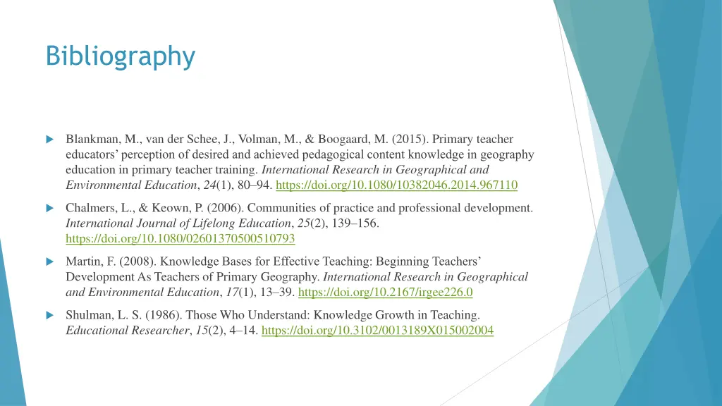 bibliography