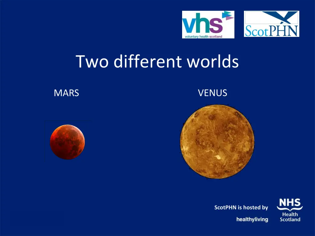 two different worlds