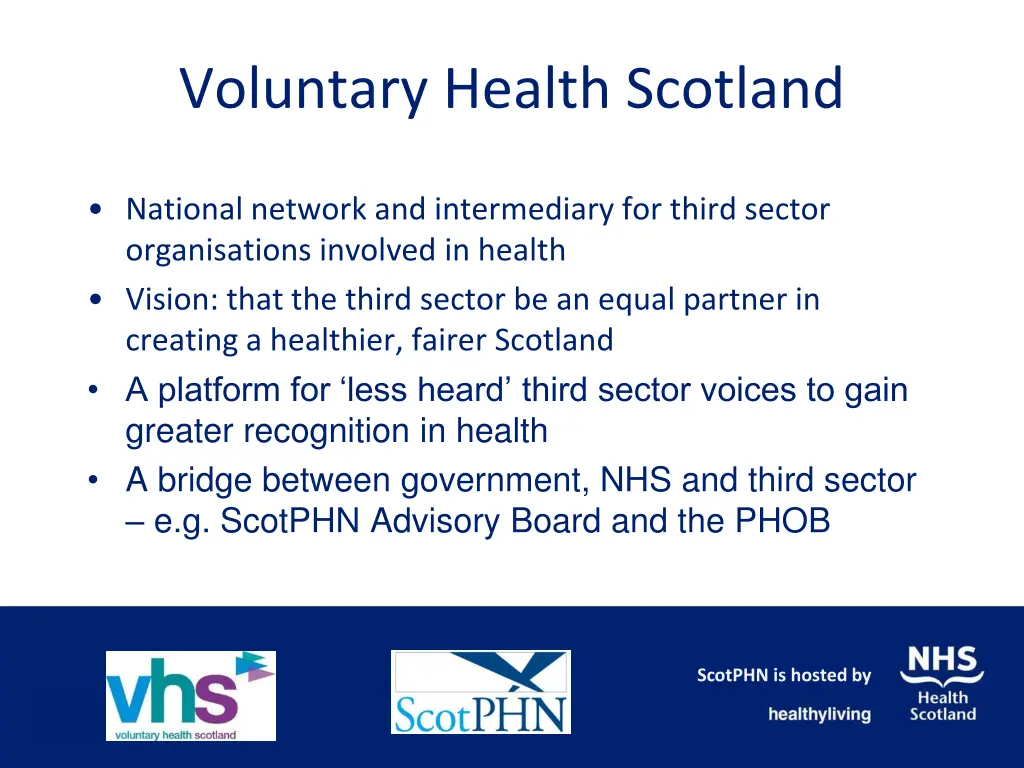 voluntary health scotland