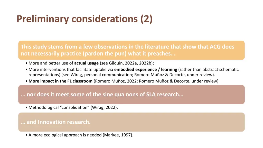preliminary considerations 2