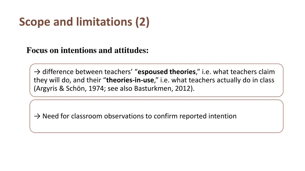 scope and limitations 2
