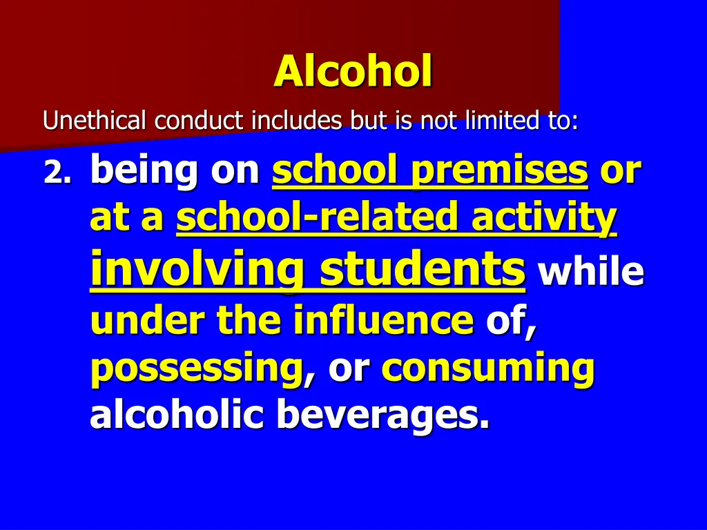 alcohol