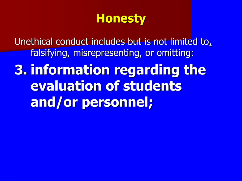 honesty 2