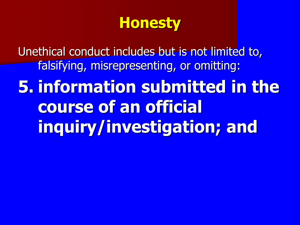 honesty 4