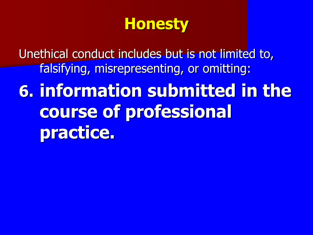 honesty 5