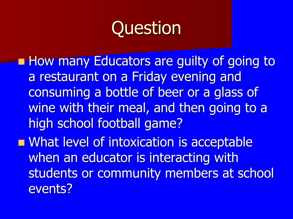 question