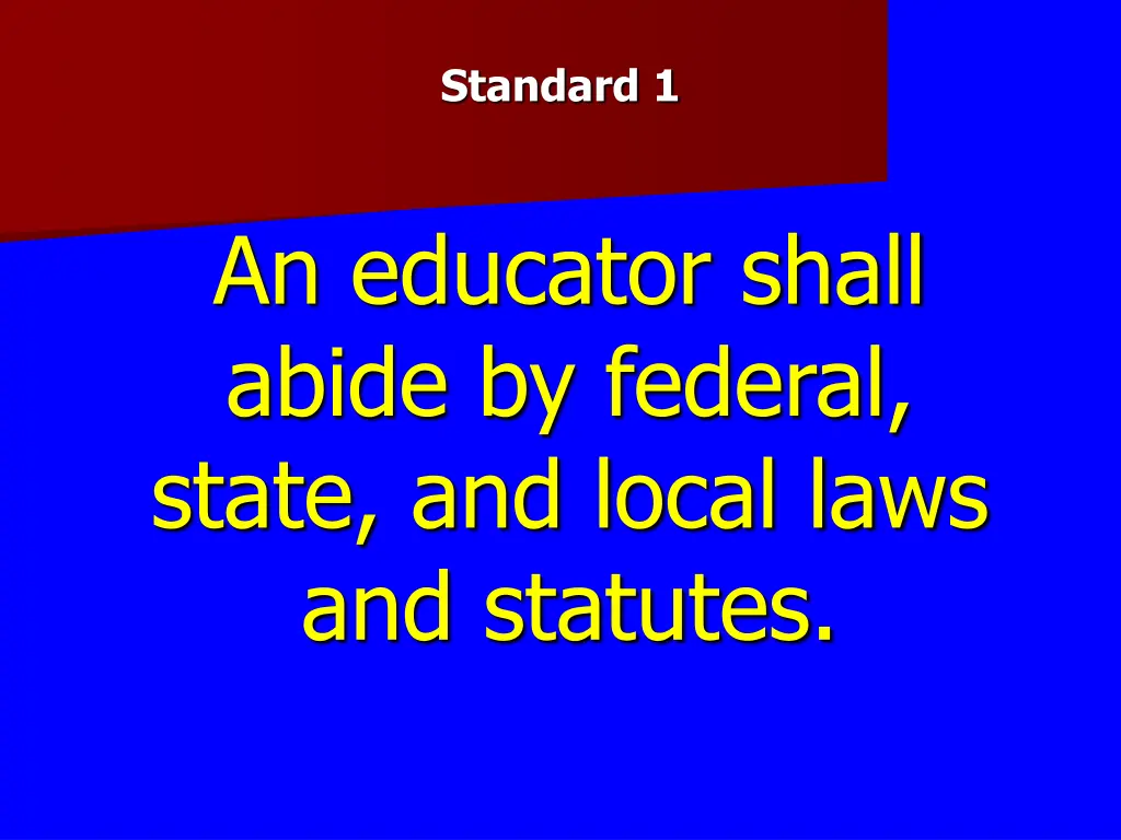 standard 1 1