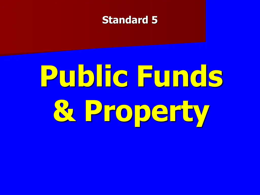 standard 5