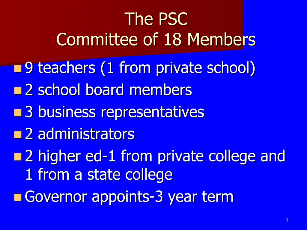 the psc