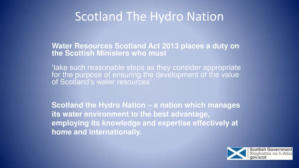 scotland the hydro nation