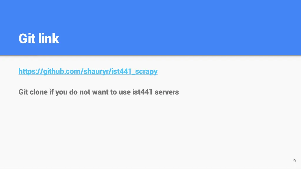 git link
