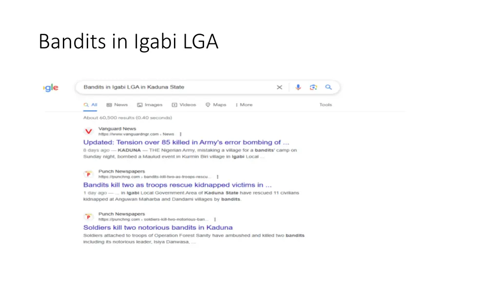 bandits in igabi lga