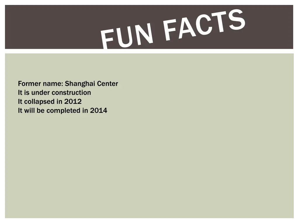 former name shanghai center it is under