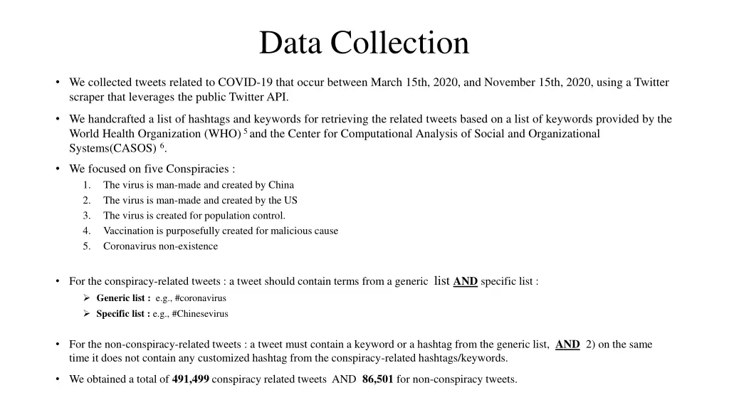 data collection