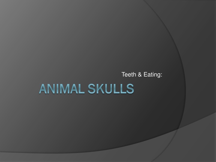teeth eating