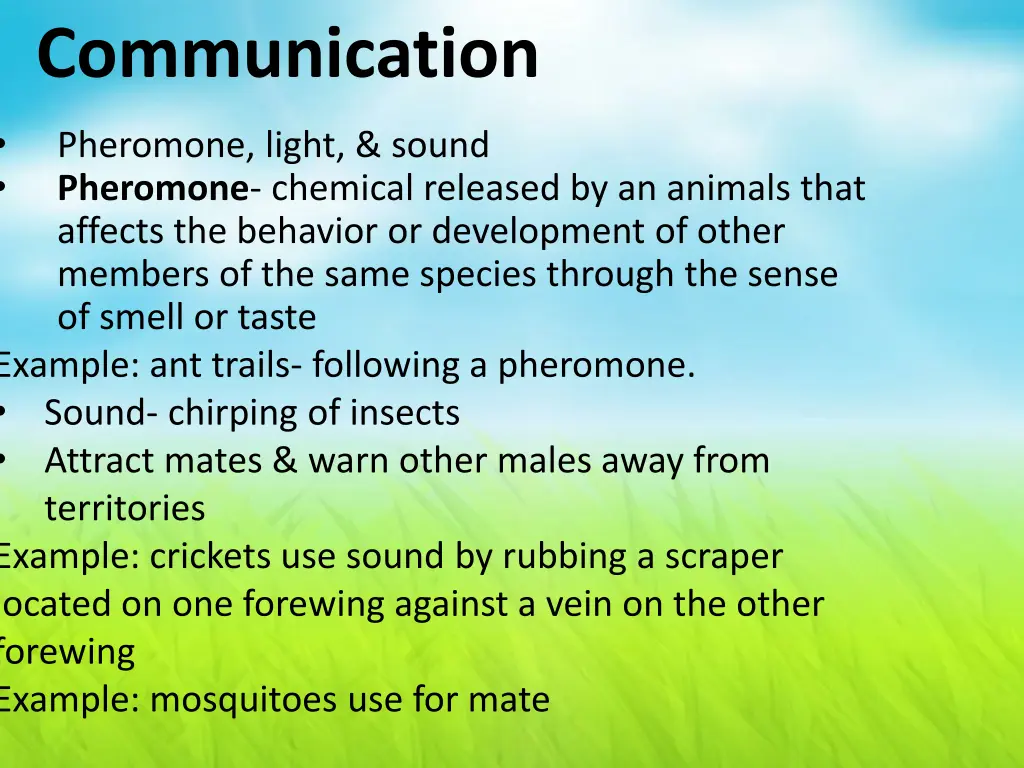communication