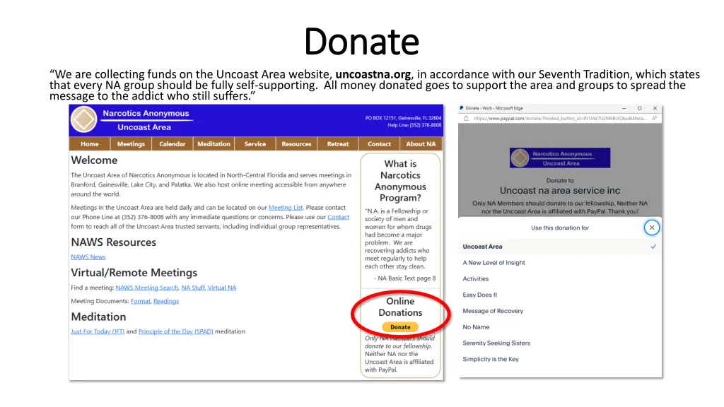 donate donate