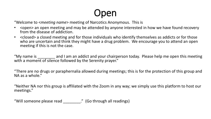 open open