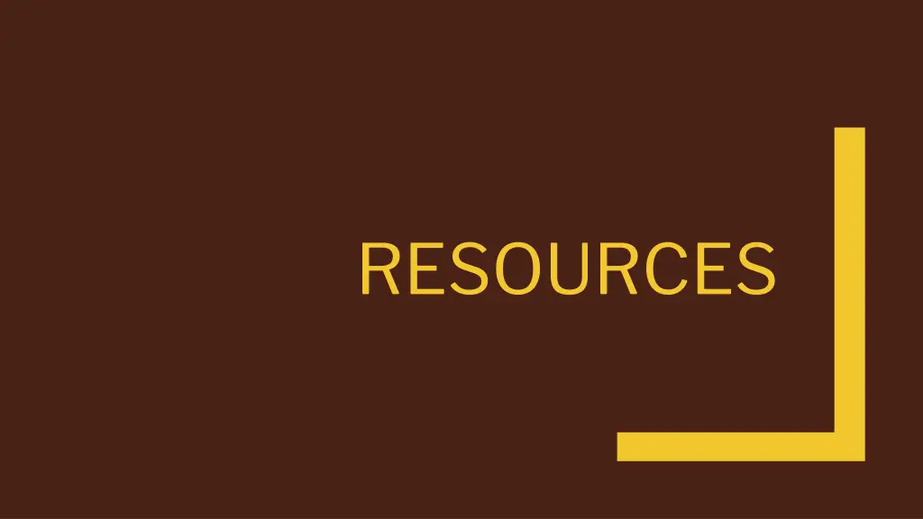 resources