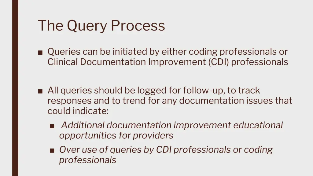 the query process 3