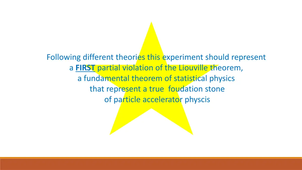 following different theories this experiment
